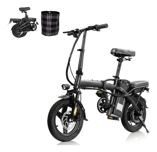 Bicicleta Bike Elétrica Dobrável 25km/h Pedal Assistido Zurbe W8 400w Autonomia 25km 48v 10ah