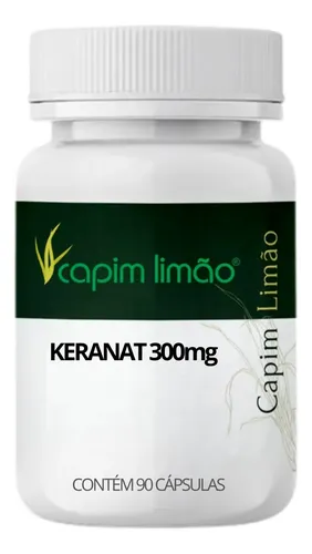 Keranat 300mg 90 Cáp Fortalecimento Capilar